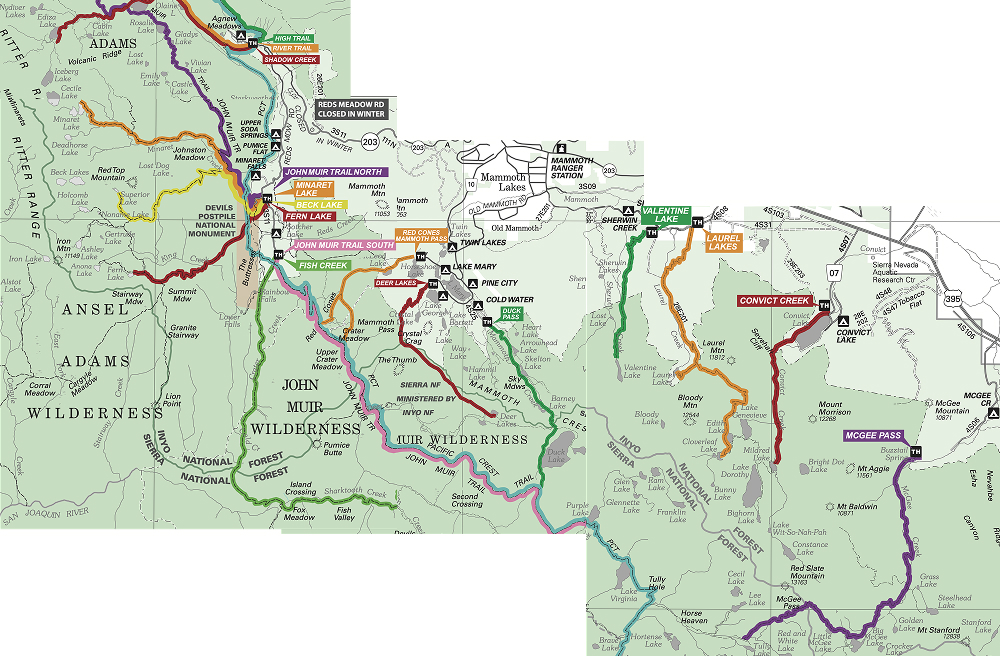 Preview of inyo National Forest Map