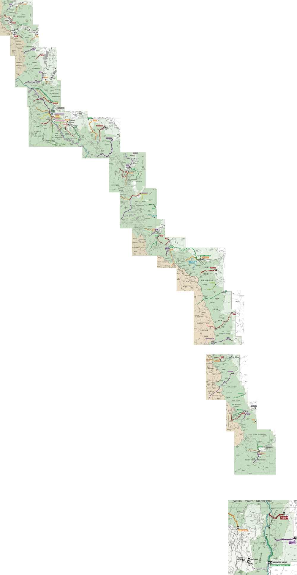 Inyo National Forest Map