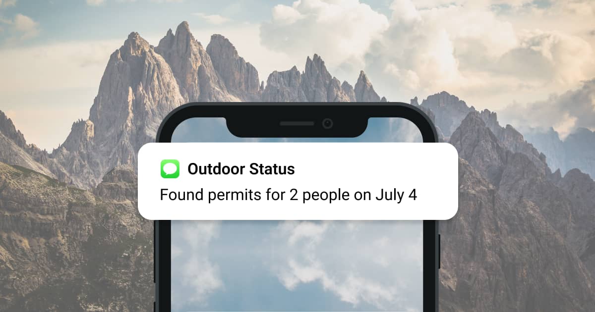 Permit Cancellation Alerts in New Zealand Outdoor Status